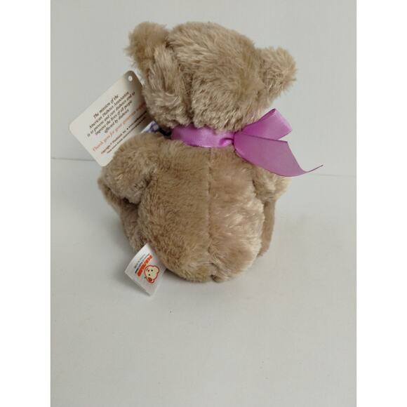 Plushland Bear - American Diabetes Association 2006 Heart Beanie 5" w/ tag - Picture 3 of 5